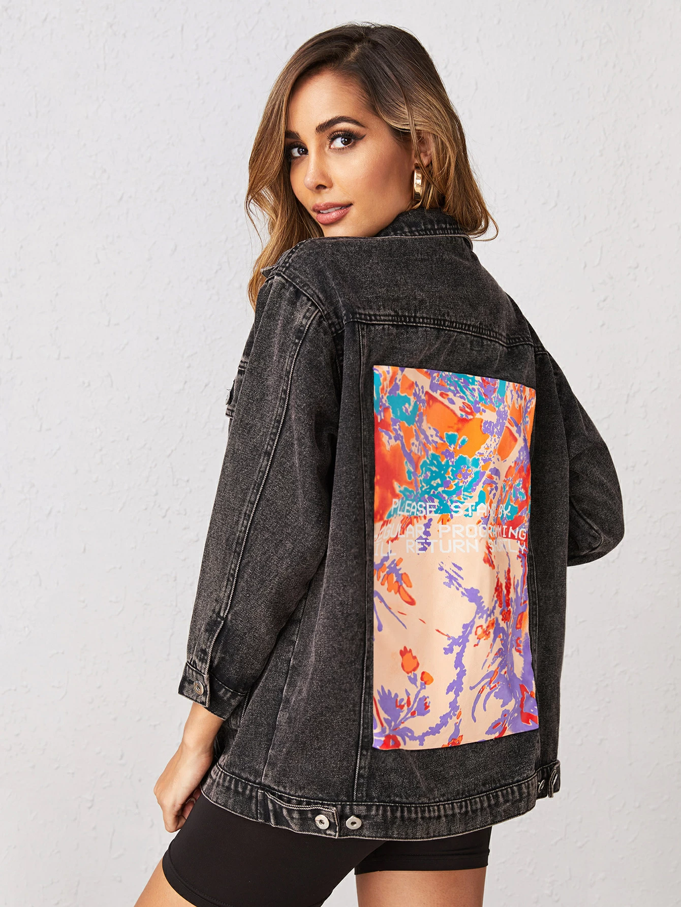 Acid Wash Woman Jacket